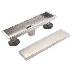 PSS0058 Stainless Steel Linear Drain, 80 mm/ 100 mm/ 120 mm Width for tile and marble